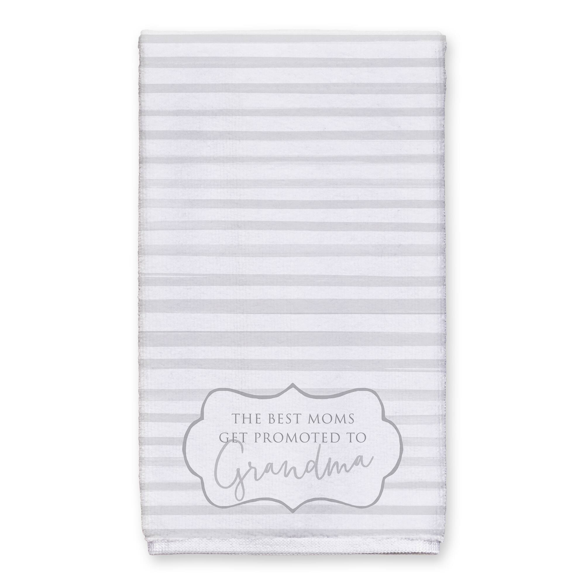 The Best Moms Get Promoted to Grandma Tea Towel Set